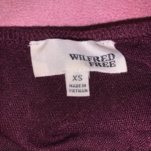 🧜🏽‍♀️Aritzia Wilfred Maroon long sleeve bodysuit - Picture 4 of 4